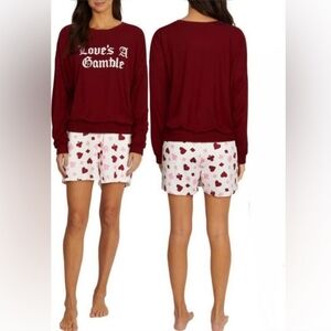 Wildfox NWTs Loves A Gamble Pajamas